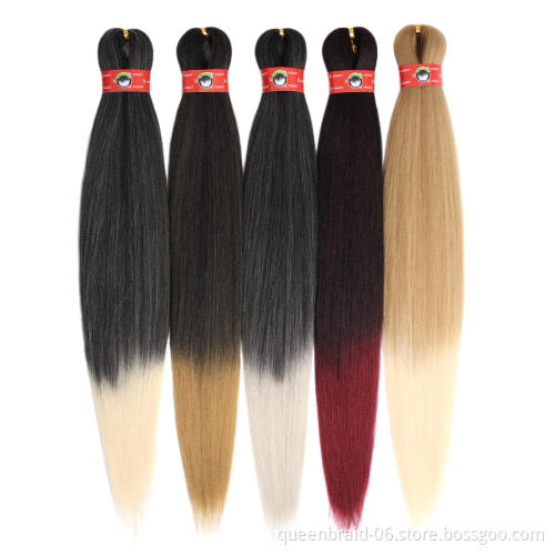 Flame Retardant Braid Hair Easy Braid Hair Colorful Chemical Fiber Braided Hair Extension
